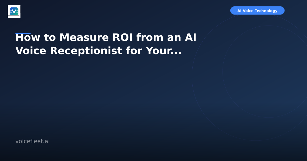 How to Measure ROI from an AI Voice Receptionist for Your Irish Business