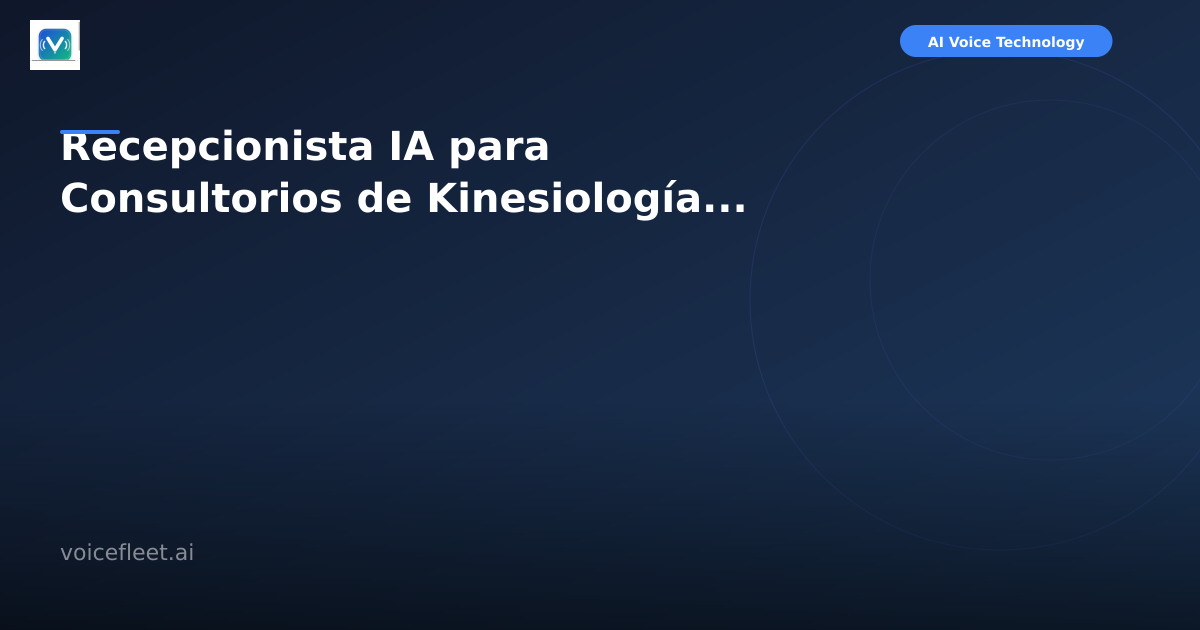 Recepcionista IA para Consultorios de Kinesiología en Argentina: No Pierdas Más Turnos por Llamadas Perdidas