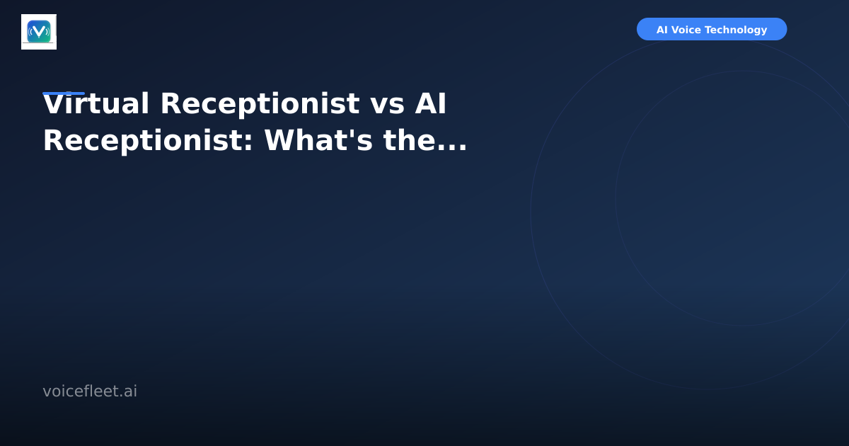 Virtual Receptionist vs AI Receptionist: What's the Difference and Which Is Right for Your Irish Business?