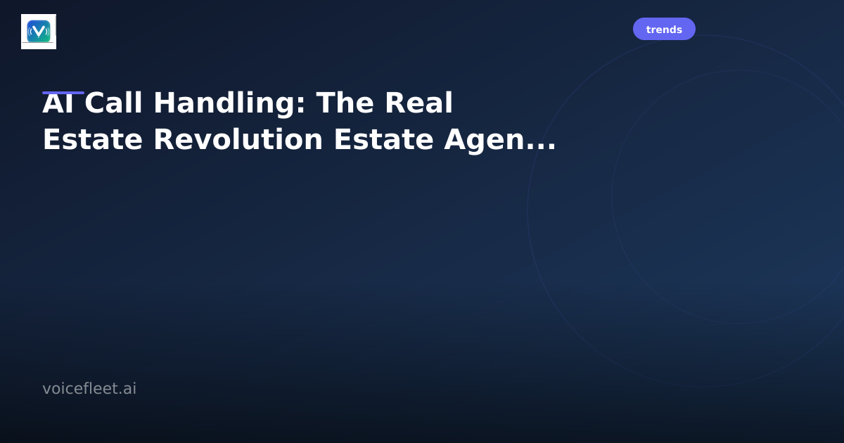 Modern estate agent office with AI technology seamlessly handling multiple property enquiries on digital screens
