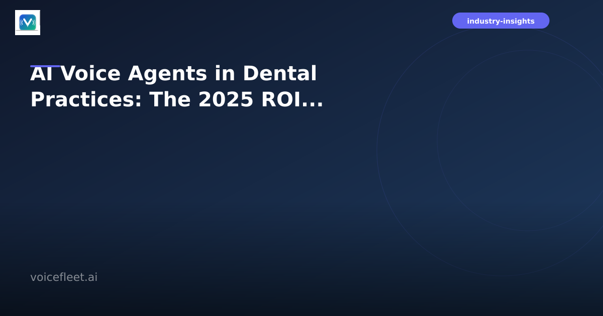 Modern dental practice reception area with AI voice agent technology seamlessly integrated into patient communication systems