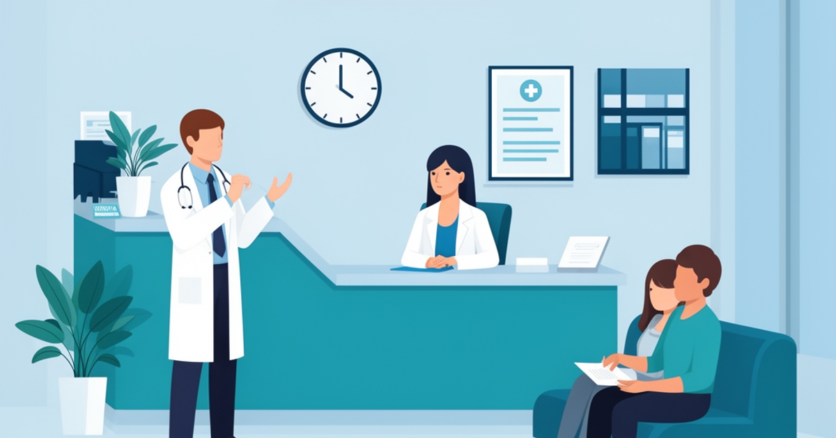 Healthcare provider using AI voice agent technology for patient appointment scheduling and management