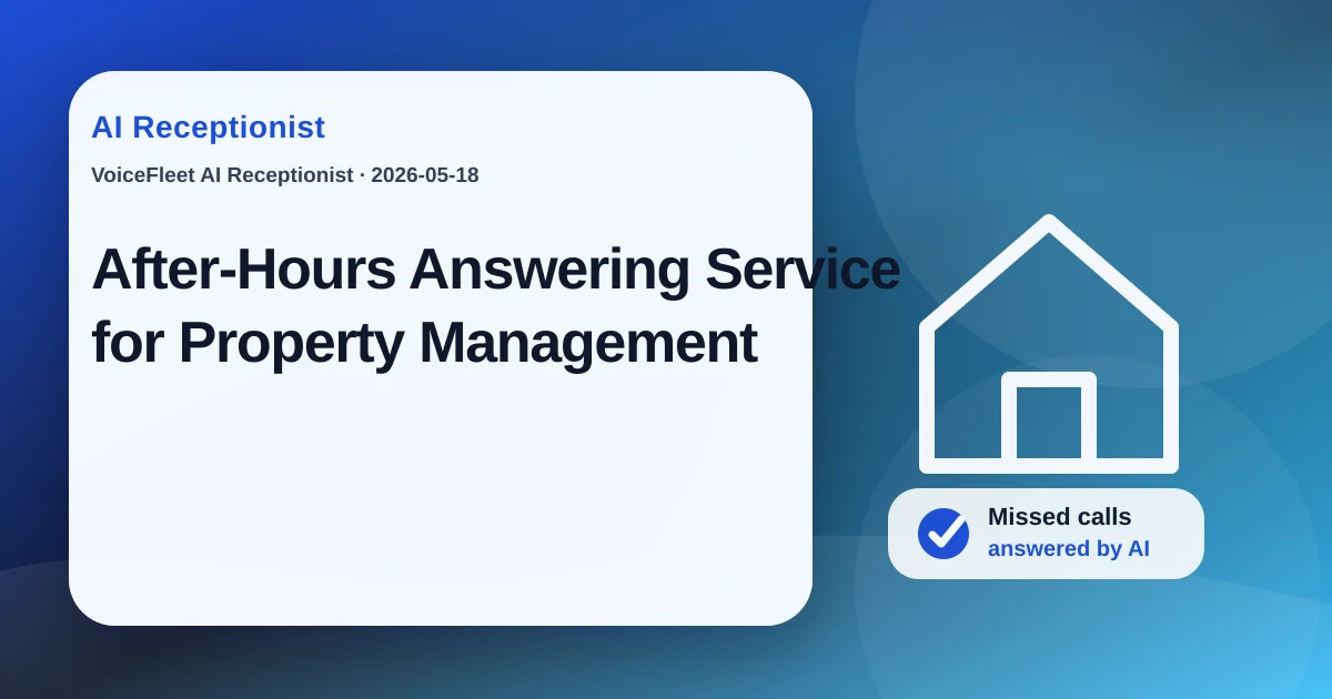 After-Hours Answering Service for Property Management — VoiceFleet blog illustration