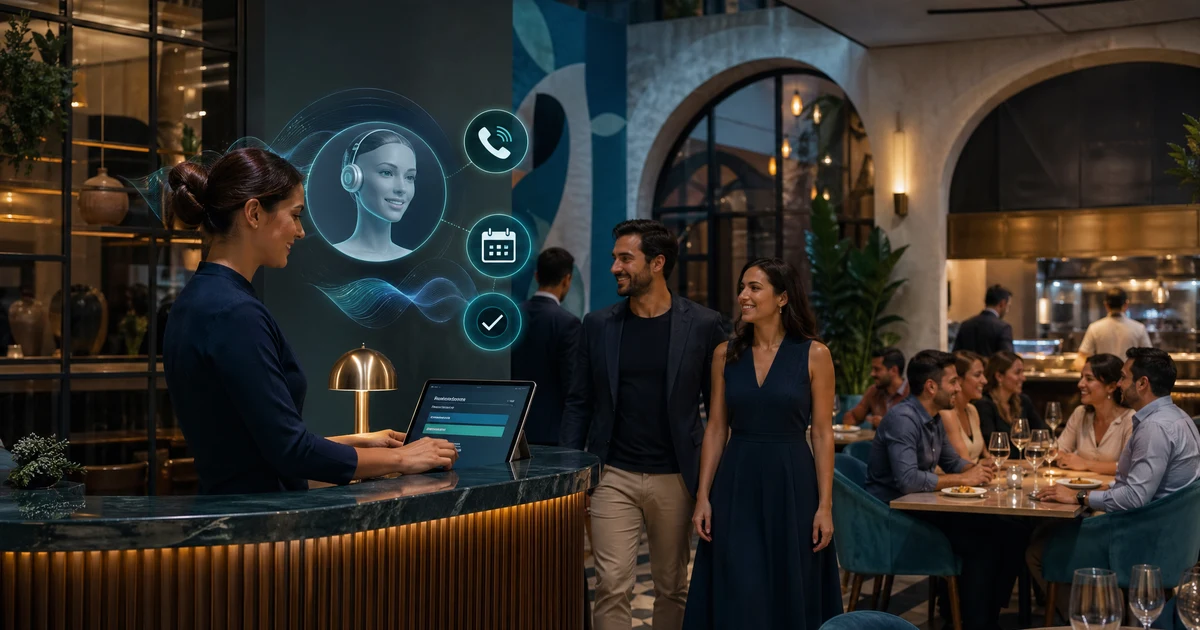 Convertí Llamadas Perdidas en Reservas para tu Restaurante con IA — VoiceFleet blog illustration