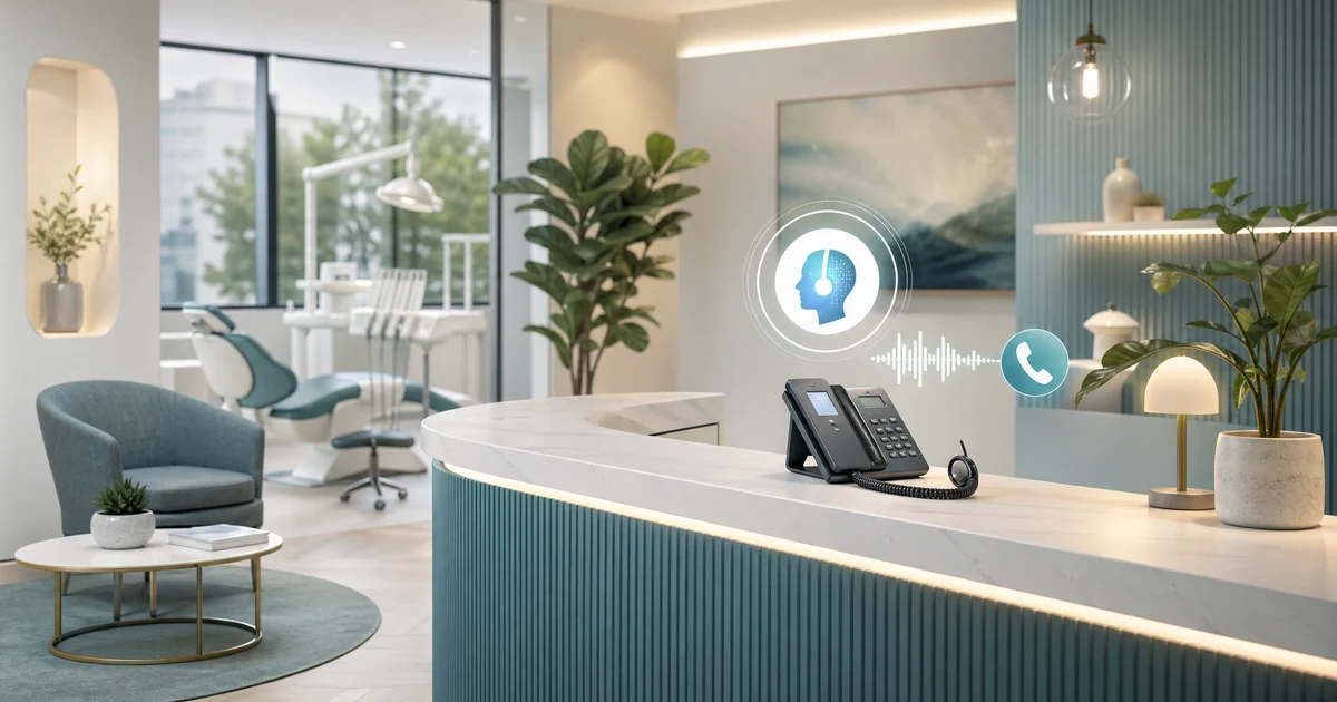 Dentally AI Receptionist Integration | VoiceFleet — VoiceFleet blog illustration