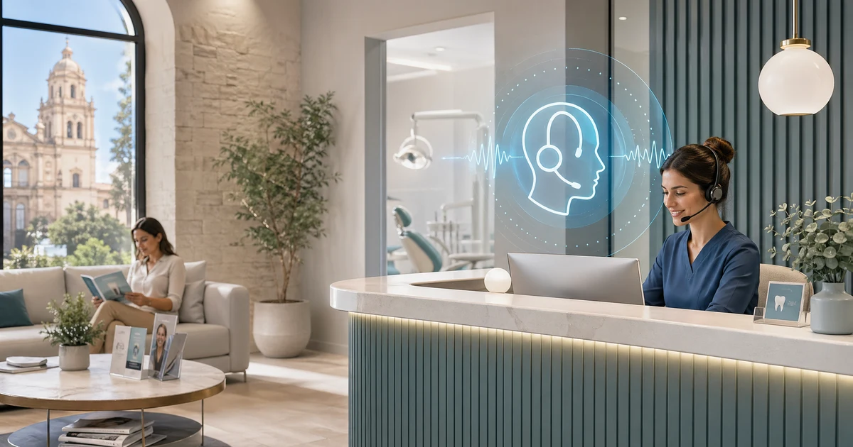 Recepcionista IA para Clínicas Dentales en Córdoba | VoiceFleet — VoiceFleet blog illustration
