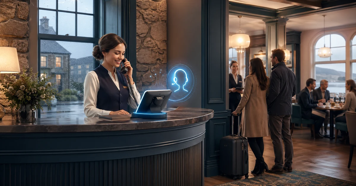 AI Receptionist for Bed & Breakfasts in Ireland — VoiceFleet blog illustration