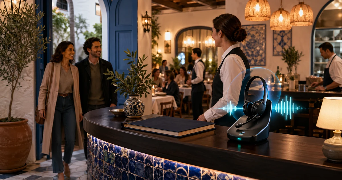 Call Center para Restaurantes en España: La Alternativa con IA — VoiceFleet blog illustration