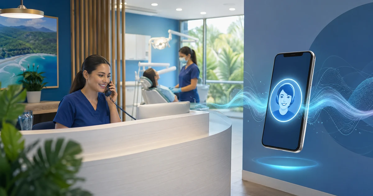 Recepcionista IA para Empresas en Costa Rica — VoiceFleet blog illustration