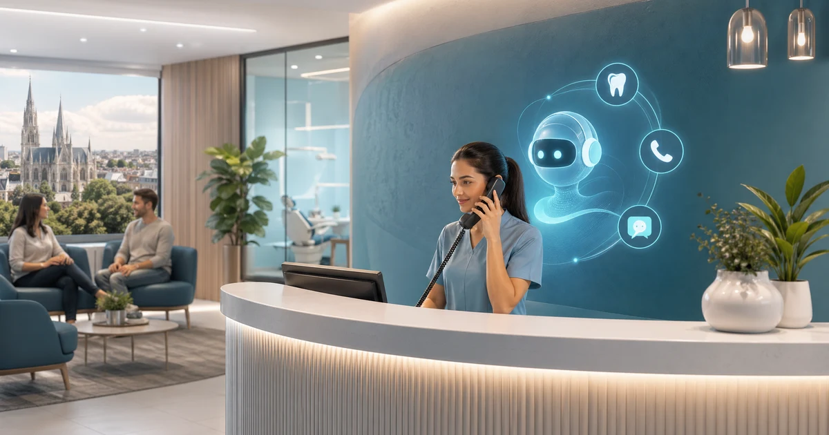 Agente de Voz IA para Odontología en La Plata | VoiceFleet — VoiceFleet blog illustration