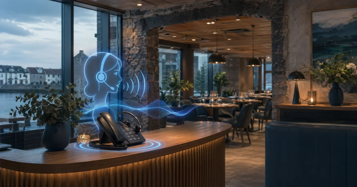 AI Phone Answering for Restaurants in Galway | VoiceFleet — VoiceFleet blog illustration
