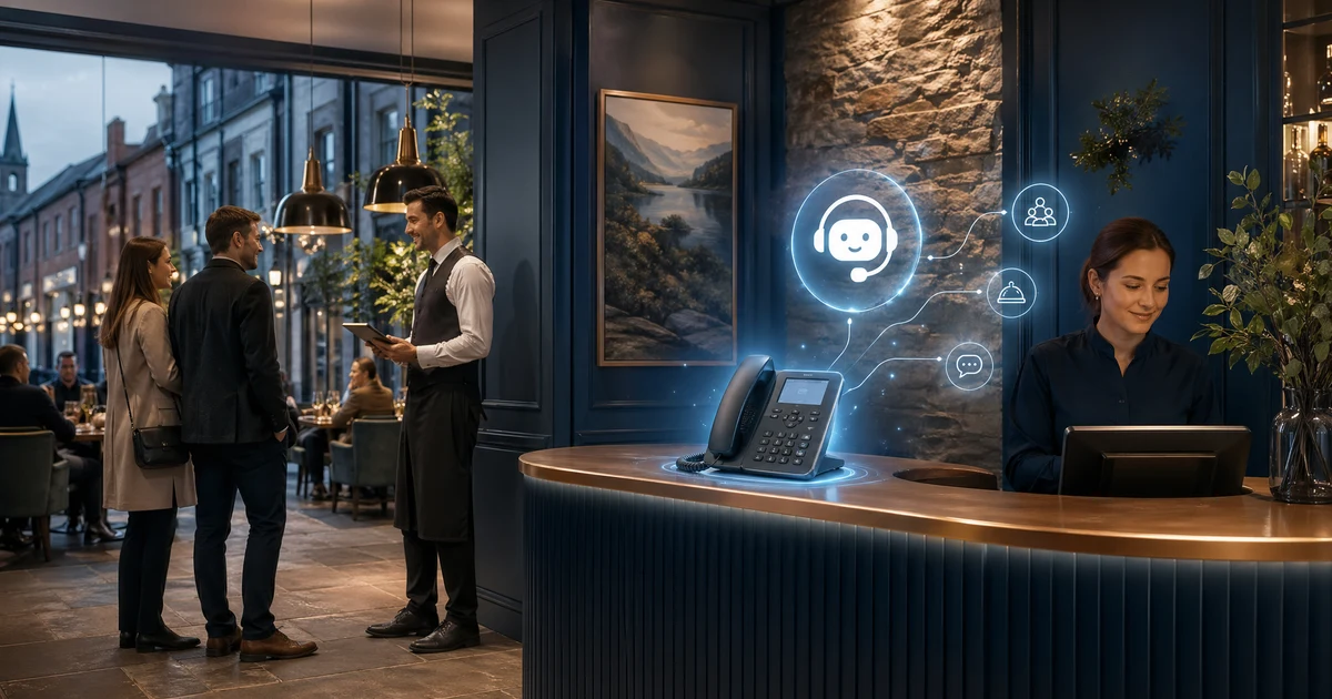 AI Phone Answering for Restaurants in Portlaoise | VoiceFleet — VoiceFleet blog illustration