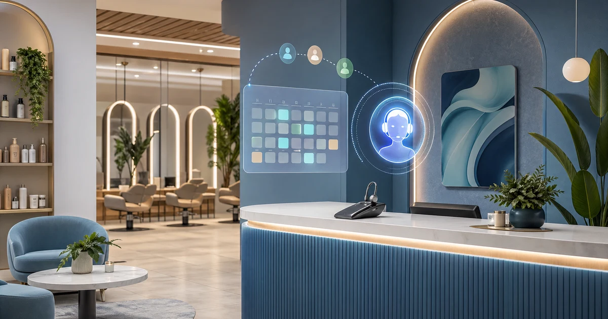 AI Recepcionar za Salone Ljepote i Wellness Centre u Hrvatskoj: Potpuni Vodič — VoiceFleet blog illustration