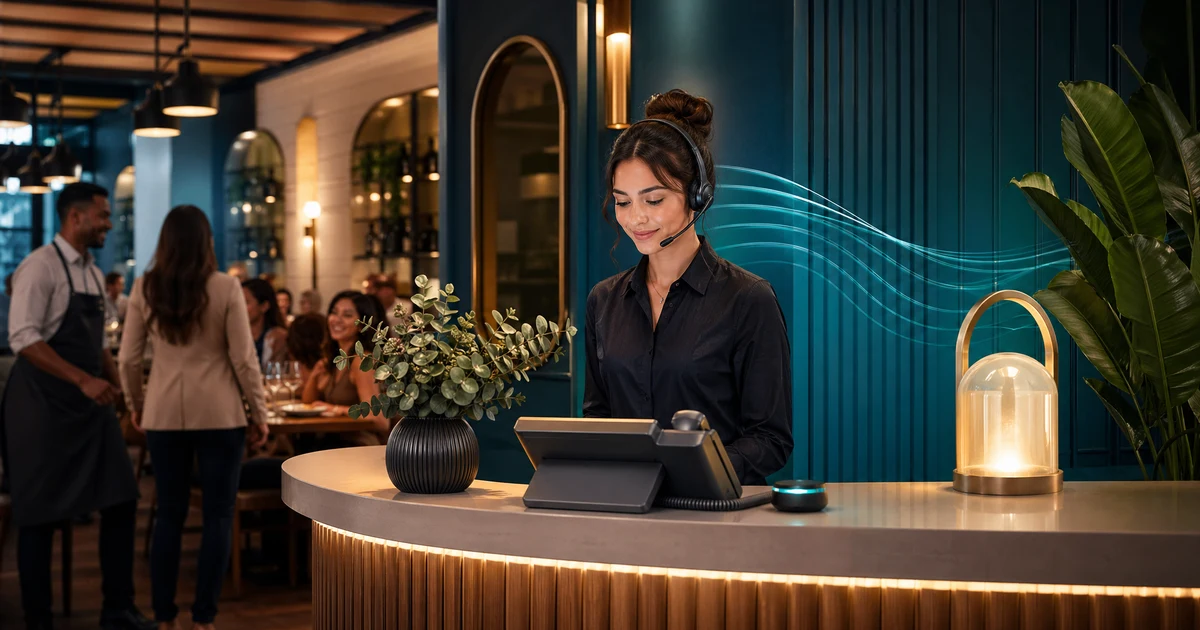 AI Receptionist für deutsche Unternehmen: Warum KMUs umsteigen — VoiceFleet blog illustration
