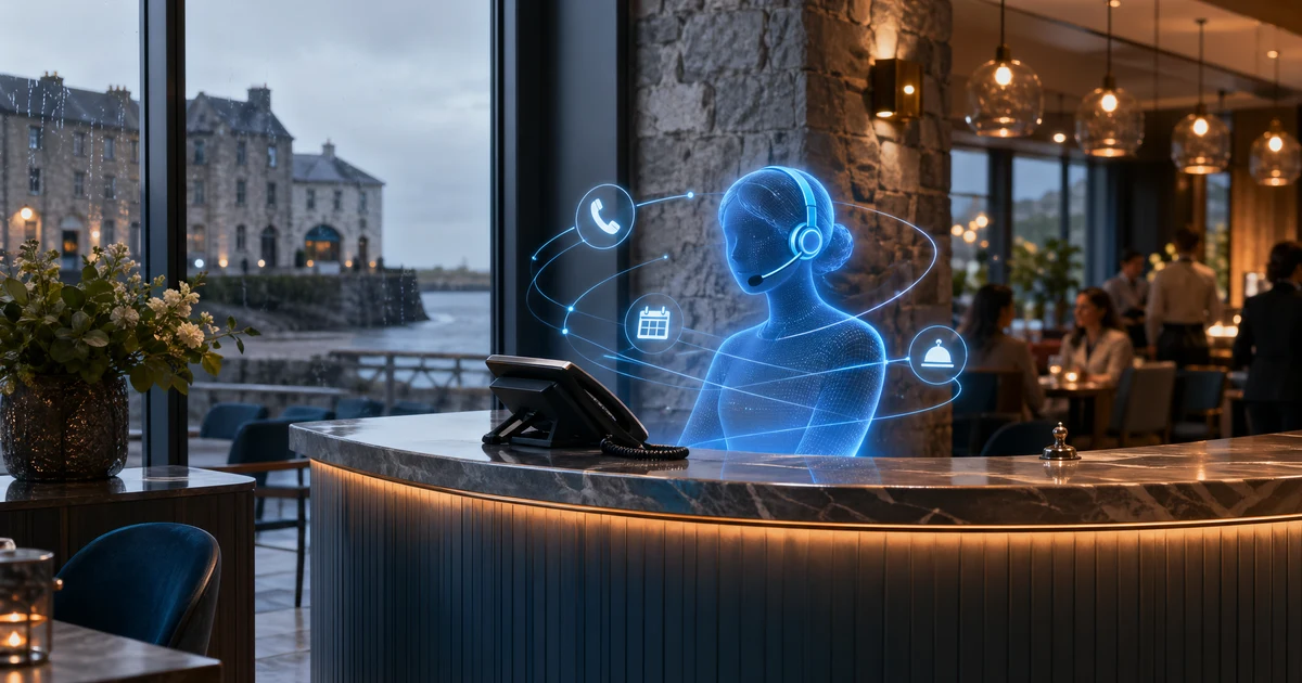AI Receptionist for Hair Salons in Galway | VoiceFleet — VoiceFleet blog illustration