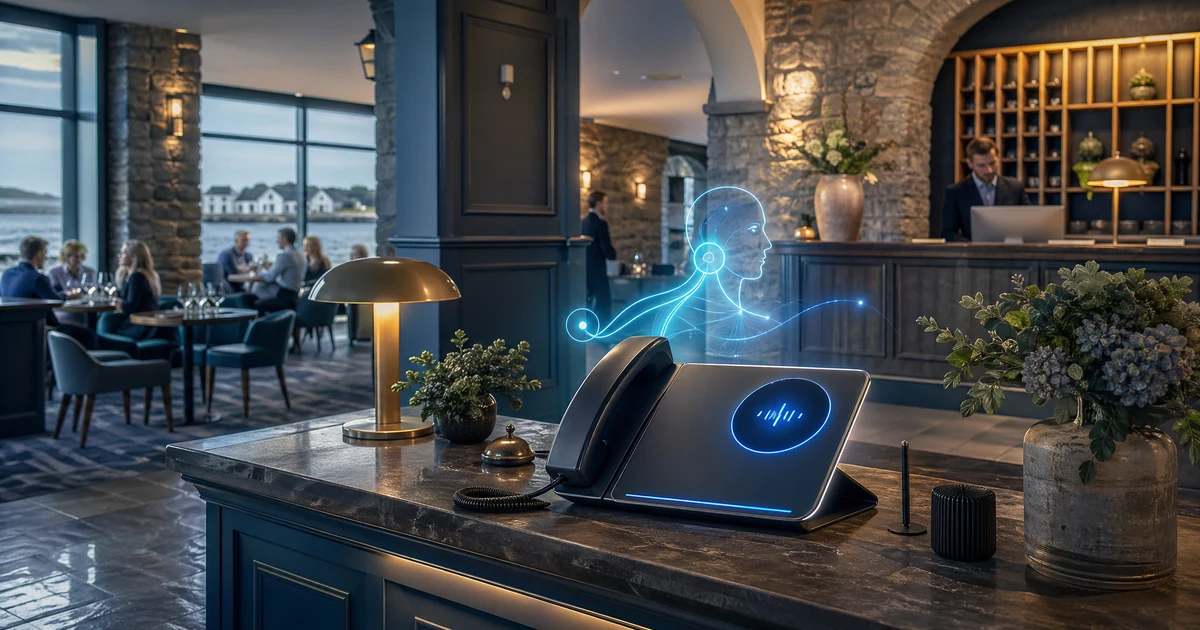 AI Receptionist for Hotels in Galway | VoiceFleet — VoiceFleet blog illustration