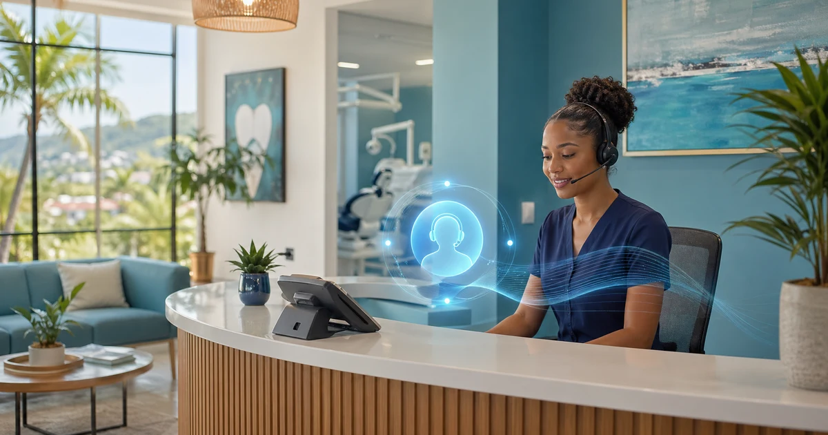 AI Receptionist for Jamaican Businesses — VoiceFleet blog illustration