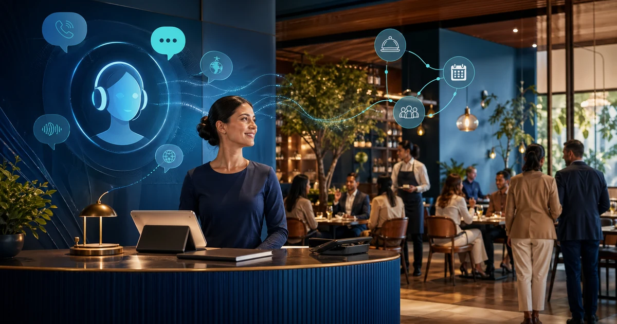 AI Receptionist for Melbourne Restaurants — Handle Every Reservation Call 24/7 — VoiceFleet blog illustration