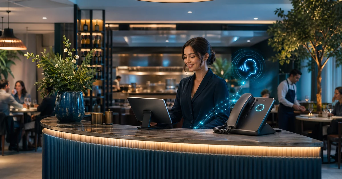 AI-Receptionist för Restauranger i Sverige 2026: Missa Aldrig en Bokning — VoiceFleet blog illustration