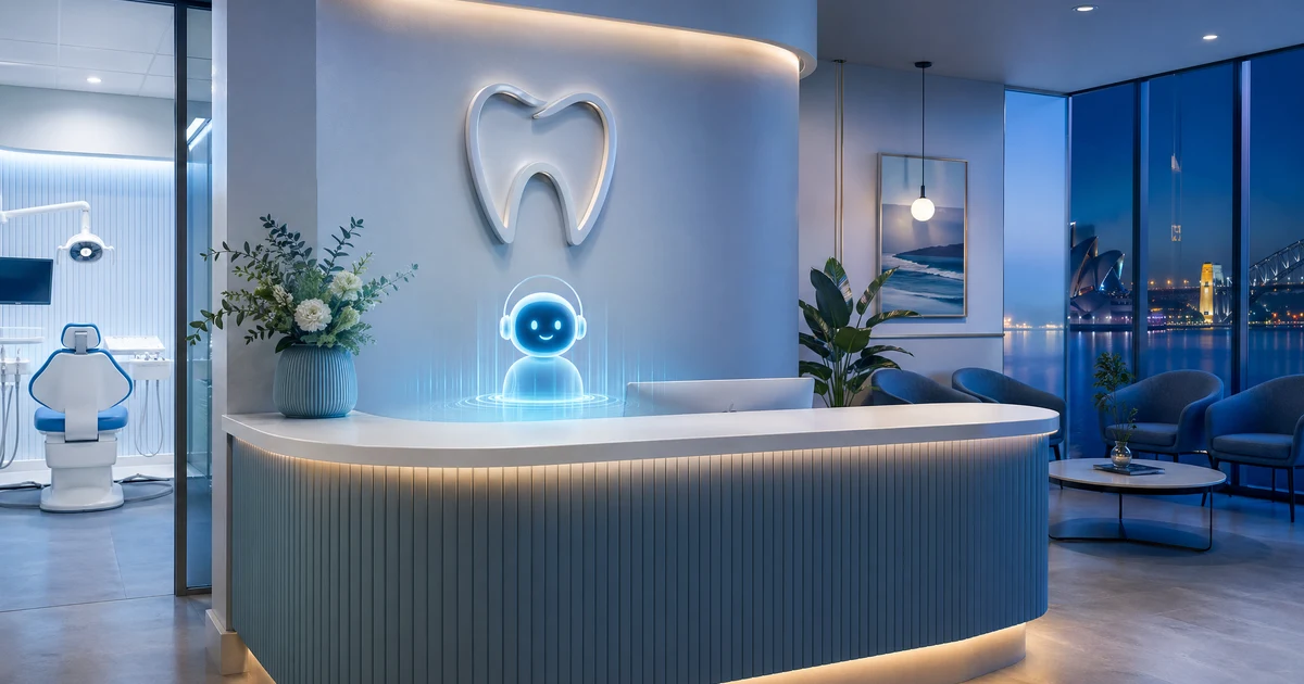 AI Receptionist for Sydney Dental Practices — Book More Patients 24/7 — VoiceFleet blog illustration