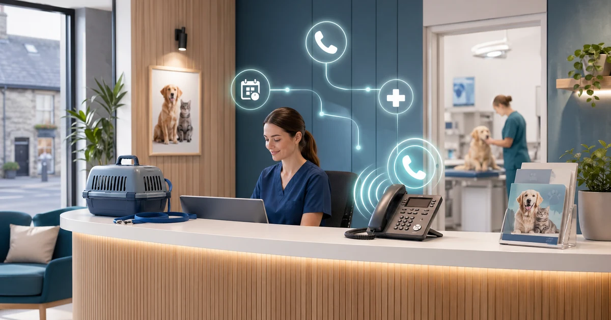 AI Receptionist for Veterinary Practices in Athlone | VoiceFleet — VoiceFleet blog illustration