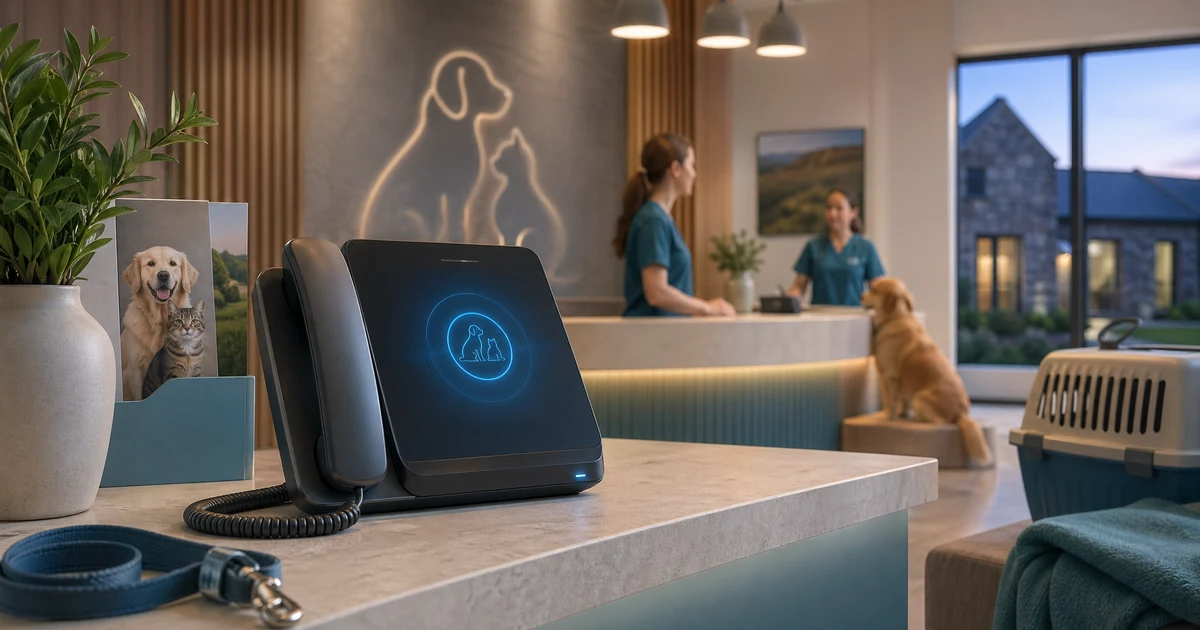 AI Receptionist for Veterinary Practices in Kilkenny | VoiceFleet — VoiceFleet blog illustration
