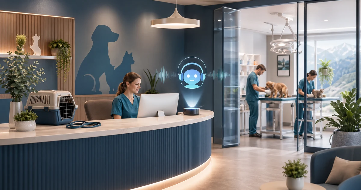 AI Receptor za Veterinarske Ambulante v Sloveniji: Vsak Klic Šteje — VoiceFleet blog illustration