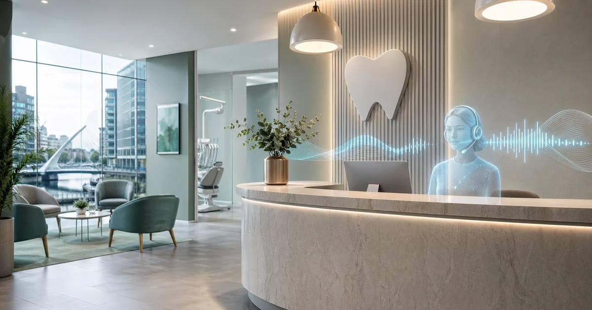 AI registratorius odontologijos klinikoms Lietuvoje: Kaip dirbtinis intelektas keičia dantų gydymo praktiką — VoiceFleet blog illustration