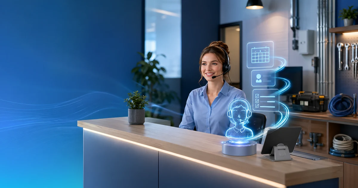 AI Registratuur Torumeestele ja Elektrikutele: Ärge Kaotage Kliente Eestis — VoiceFleet blog illustration
