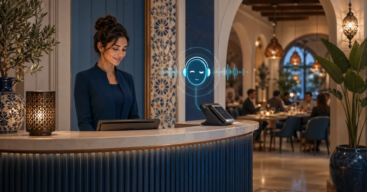 Türkiye'deki Restoranlar İçin AI Resepsiyonist 2026: Rezervasyonları Kaçırmayın — VoiceFleet blog illustration