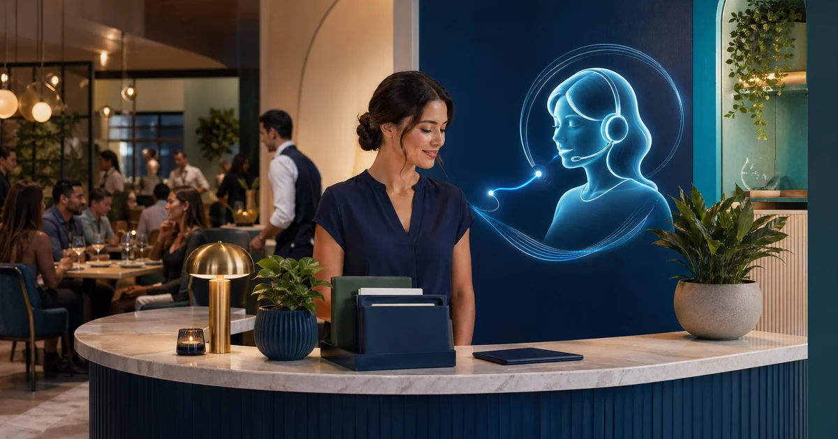 AI Resepsjonist for Restauranter: Aldri Gå Glipp av en Booking — VoiceFleet blog illustration