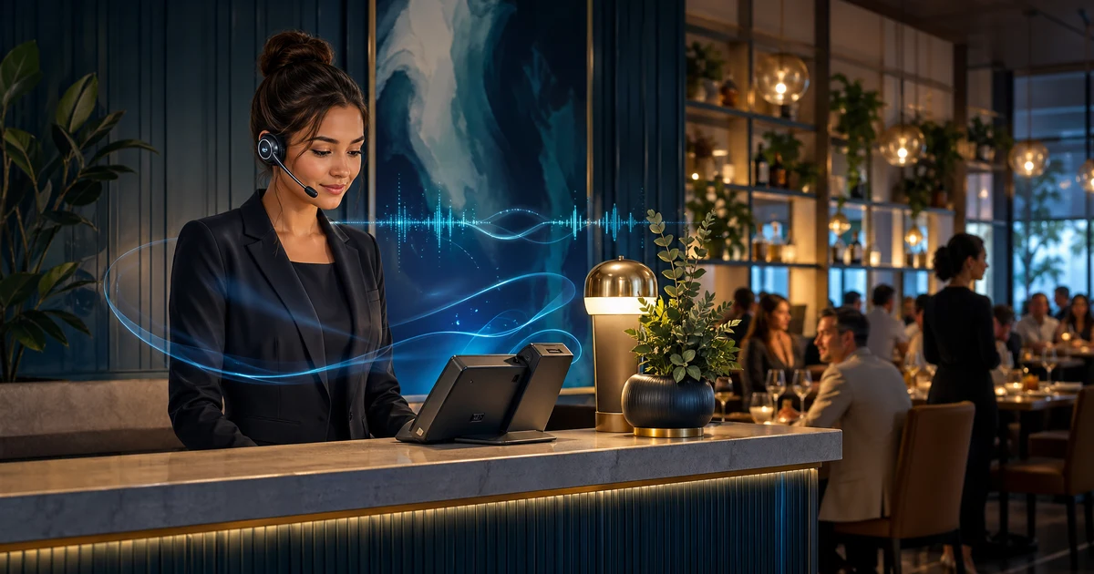 Hvordan AI-Resepsjonister Gir Norske Restauranter 35% Flere Bestillinger — VoiceFleet blog illustration