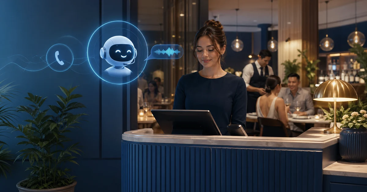 AI-Resepsjonist for Restauranter i Norge 2026: Aldri Gå Glipp av en Reservasjon — VoiceFleet blog illustration