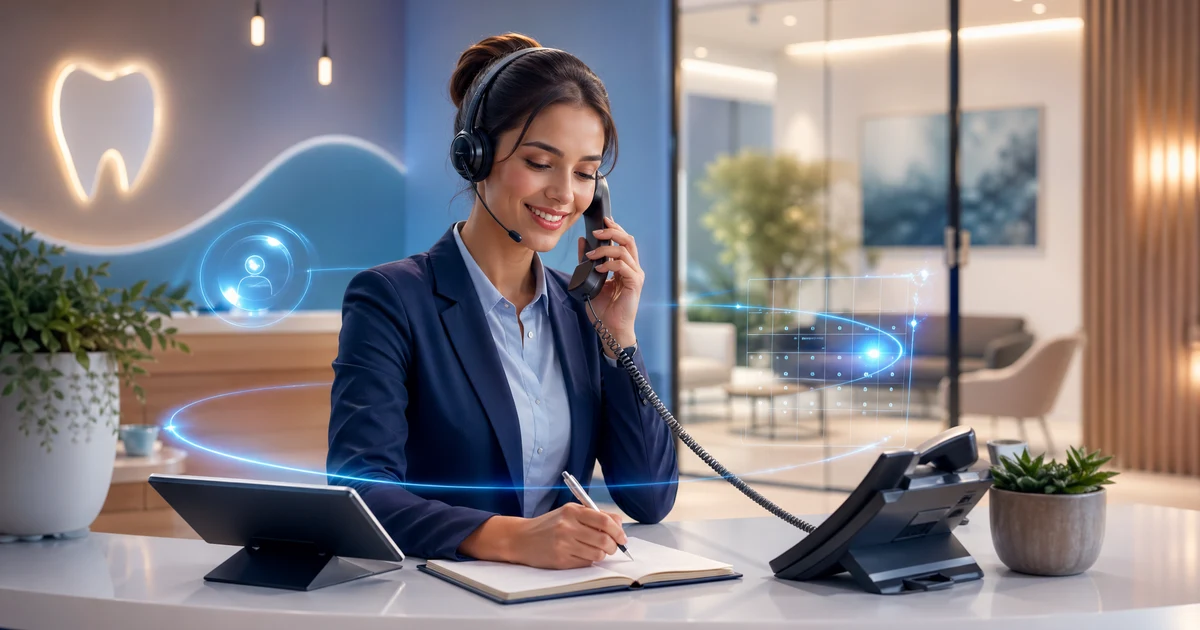 AI Telefonní Recepční pro Zubní Ordinace v Česku: Už Žádné Zmeškané Hovory — VoiceFleet blog illustration