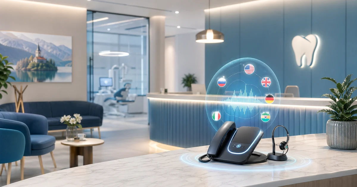 AI Telefonska Recepcija za Zobozdravstvene Ordinacije v Sloveniji — VoiceFleet blog illustration