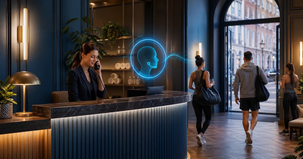 AI Receptionist for Gyms in Dublin | VoiceFleet — VoiceFleet blog illustration