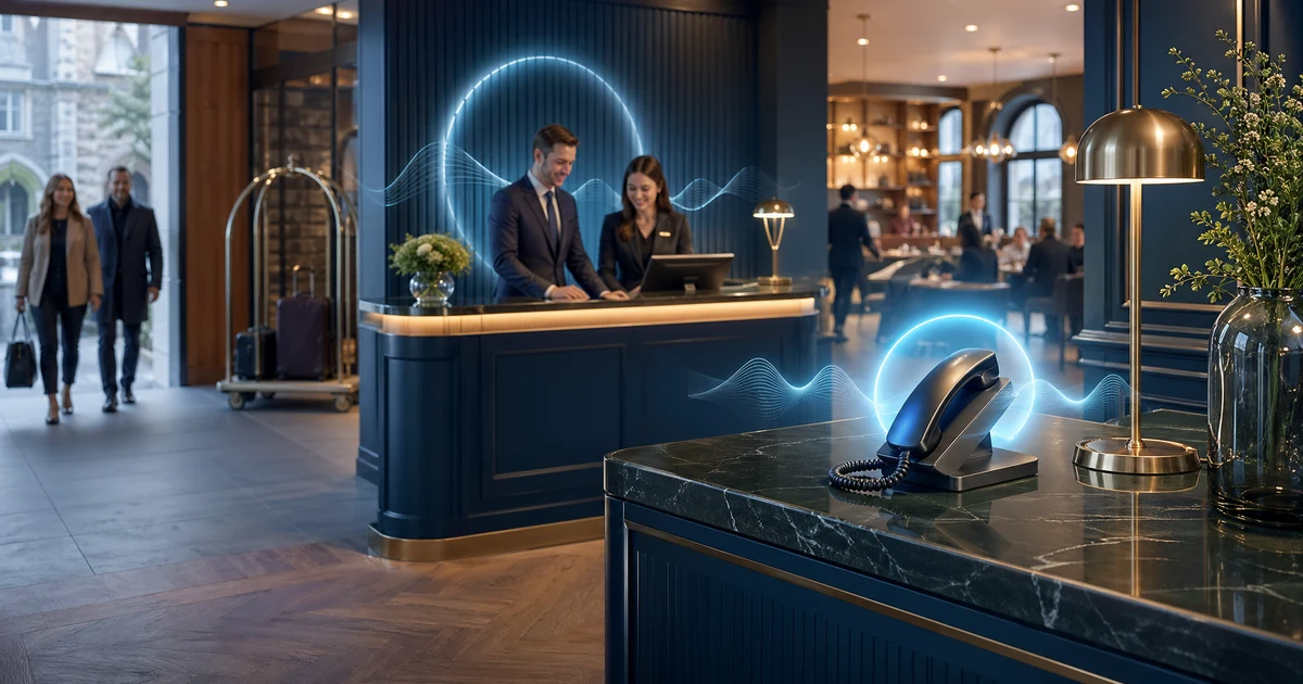 AI Receptionist for Hotels & Guesthouses in Dundalk | VoiceFleet — VoiceFleet blog illustration