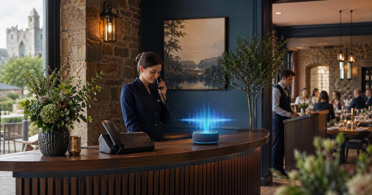 AI Receptionist for Hotels & Guesthouses in Navan | VoiceFleet — VoiceFleet blog illustration