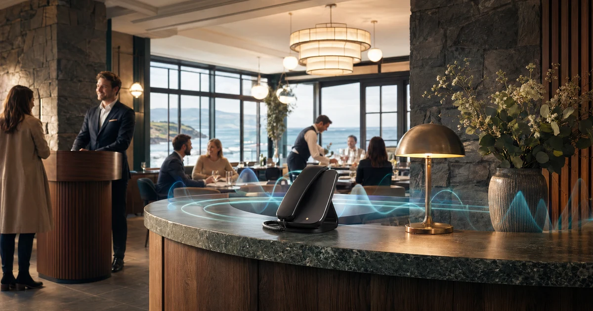 AI Receptionist for Hotels & Guesthouses in Tralee | VoiceFleet — VoiceFleet blog illustration