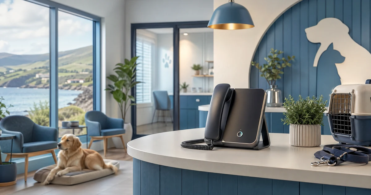 AI Receptionist for Veterinary Practices in Bray | VoiceFleet — VoiceFleet blog illustration
