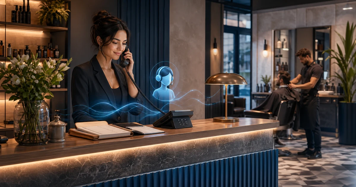 Recepcionista IA para Peluquerías y Barberías en Paraná | VoiceFleet — VoiceFleet blog illustration