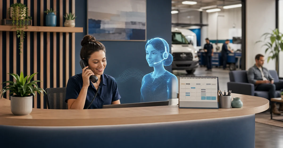 AI-Receptionist til Håndværkere: Gå Aldrig Glip af Kunder Igen — VoiceFleet blog illustration