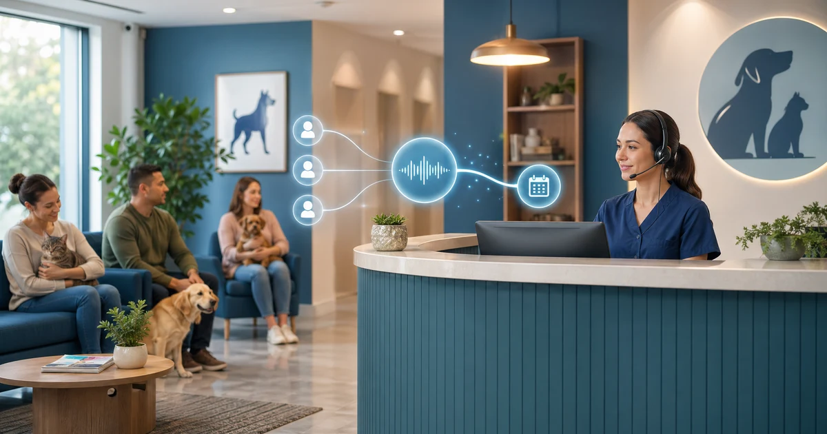 AI-receptionist til rådgivere og servicevirksomheder i Danmark — VoiceFleet blog illustration