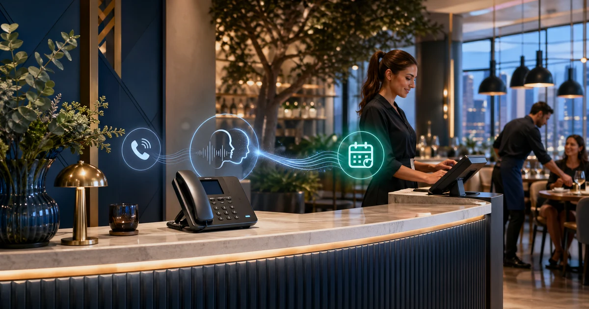 Hvordan små virksomheder i Danmark forvandler ubesvarede opkald til bookede job hos en AI-receptionist — VoiceFleet blog illustration
