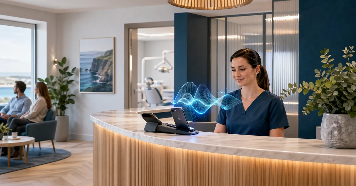 AI Receptionist for Dental Practices in Wexford | VoiceFleet — VoiceFleet blog illustration