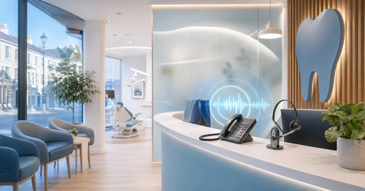 AI Receptionist for Dentists in Drogheda | VoiceFleet — VoiceFleet blog illustration