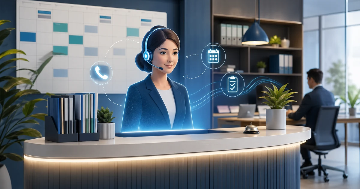 AI receptionist για λογιστικά γραφεία στην Ελλάδα: λιγότερες χαμένες κλήσεις σε ΦΠΑ και προθεσμίες — VoiceFleet blog illustration