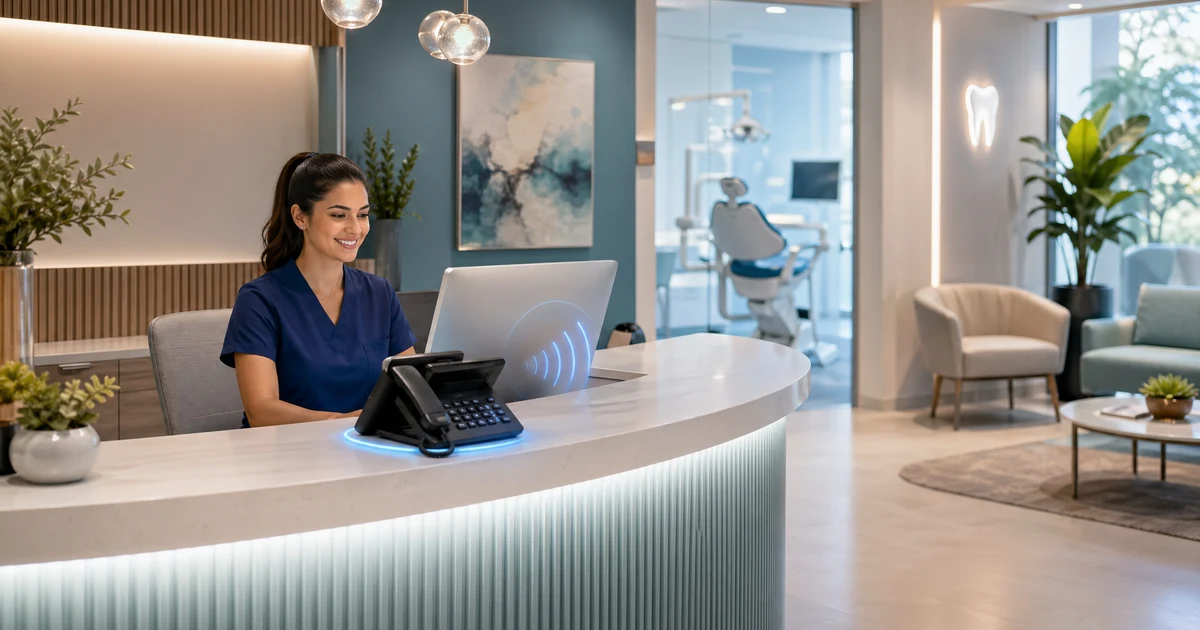 Electronic Receptionist in 2026: What Buyers Mean, What It Should Do, and Which Platforms Actually Fit — VoiceFleet blog illustration