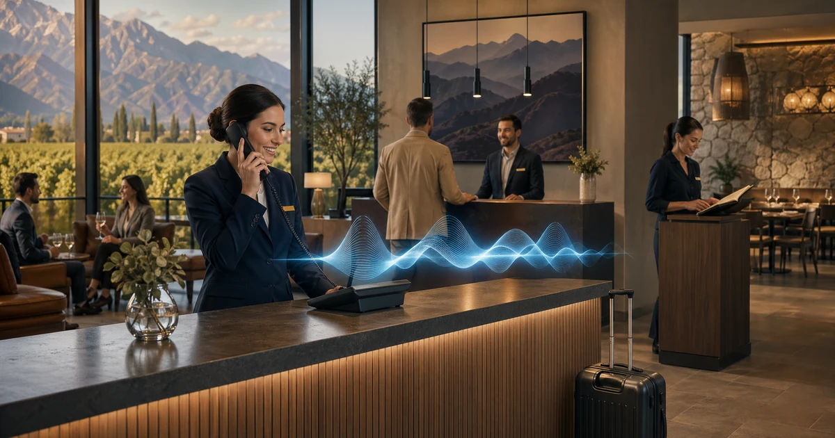 Recepcionista IA para Hoteles en Mendoza | VoiceFleet — VoiceFleet blog illustration