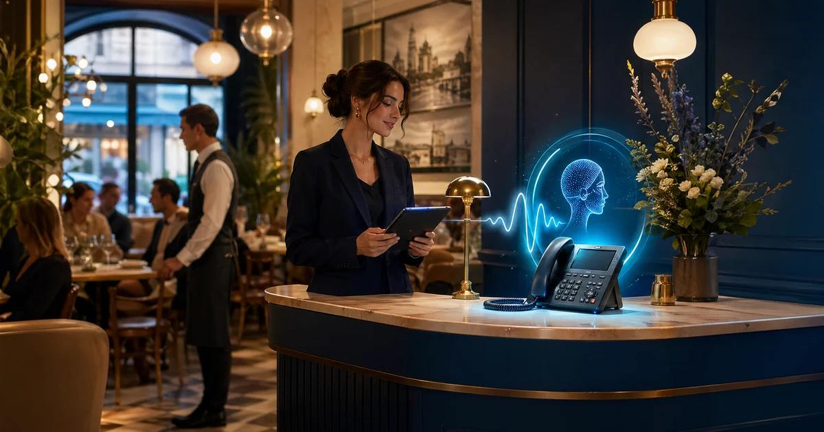 IA Téléphonique pour Restaurants : Comment Automatiser les Réservations et Remplir Vos Tables — VoiceFleet blog illustration